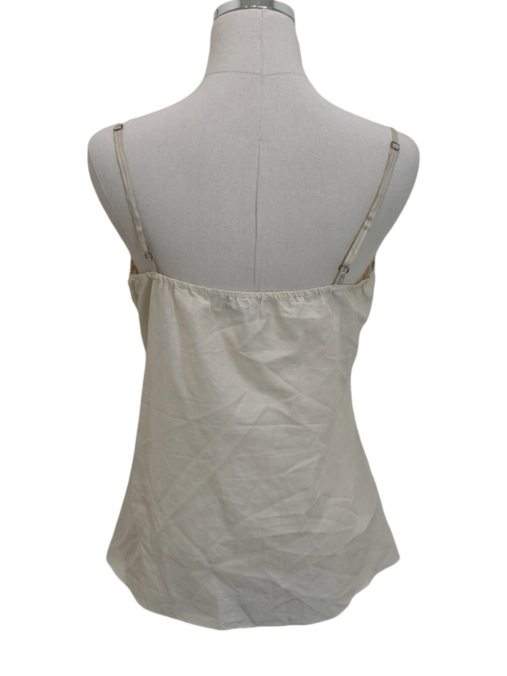 Y2K Abercrombie & Fitch Silk Blend Lace Embroidered Cami - Picture 5 of 7